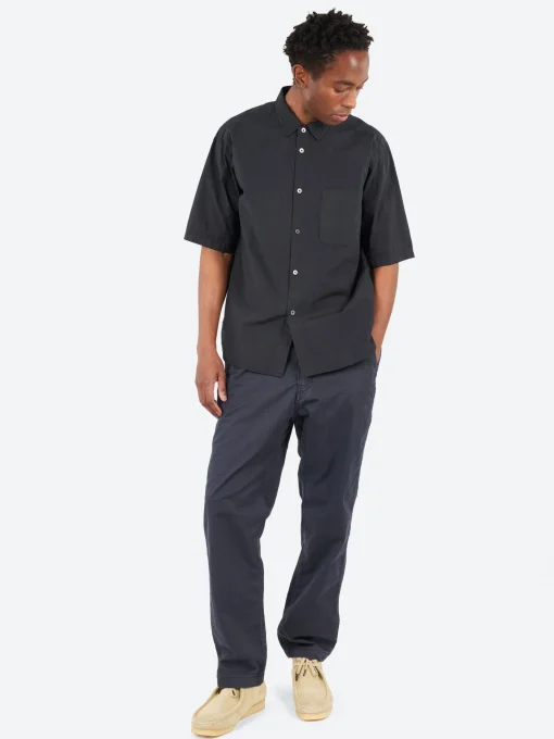 Fashion - Cotton Chino Cloth Peg Top Pants in Pants
