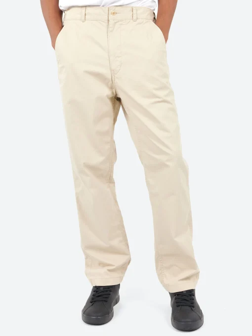 Outlet - Cotton Chino Cloth Peg Top Pants in Pants