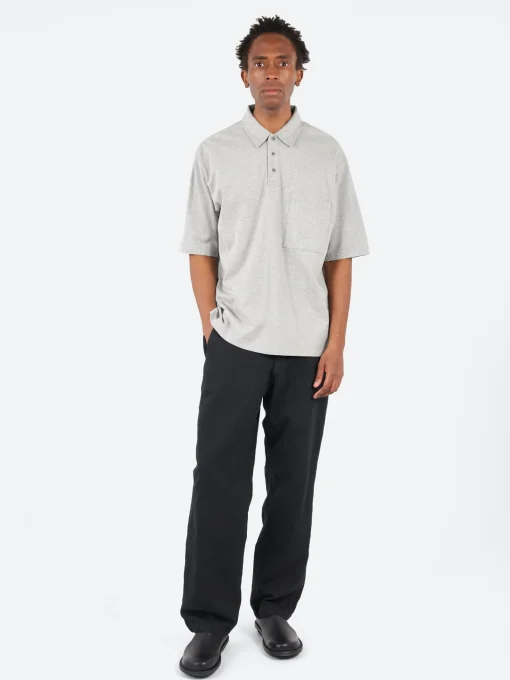 Outlet - Max Weight Jersey Short Sleeve Polo Shirt in Medium Gray Polos