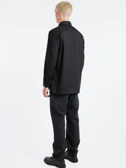 Sale - Super 100 Twill Regular Collar Shirt in Button-Ups