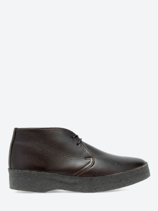 Outlet - Hi Top Chukka Boot in Savage Brown Grain Boots