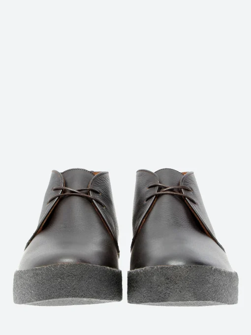Outlet - Hi Top Chukka Boot in Savage Brown Grain Boots