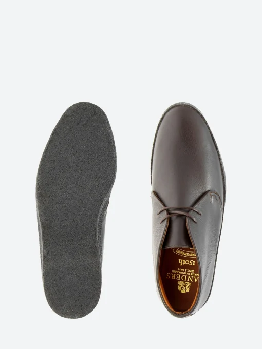 Outlet - Hi Top Chukka Boot in Savage Brown Grain Boots