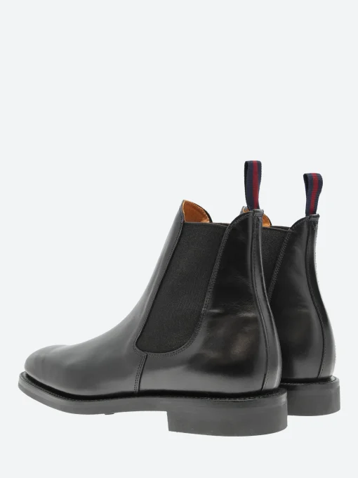 New - Liam Chelsea Boot in Black Calf Boots