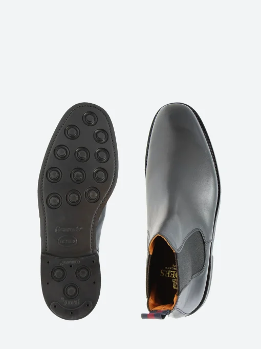 New - Liam Chelsea Boot in Black Calf Boots