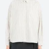 Hot - Boyfriend Shirt in Ivory Stripe Women Tops & Blouses | Button-Ups