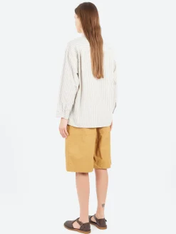 Hot - Carpenter Shirt in Ivory Stripe Women Tops & Blouses