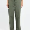 Online - Cotton Herringbone Soft Tapered Pants in Women Pants