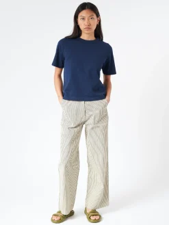 Online - Denim Carole Pant in Hickory Stripe Women Pants | Overalls & Jumpsuits