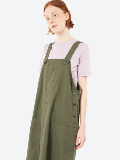 Hot - Ranch Dress in Cotton Twill Women Dresses