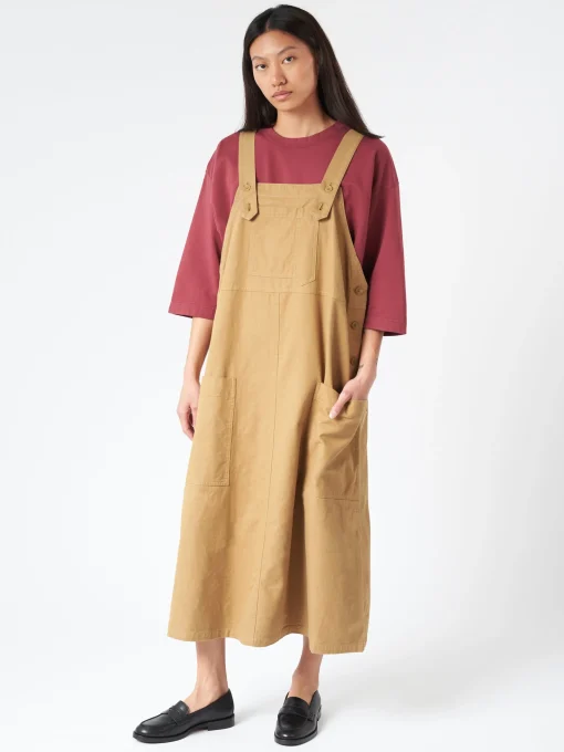 Hot - Ranch Dress in Cotton Twill Women Dresses