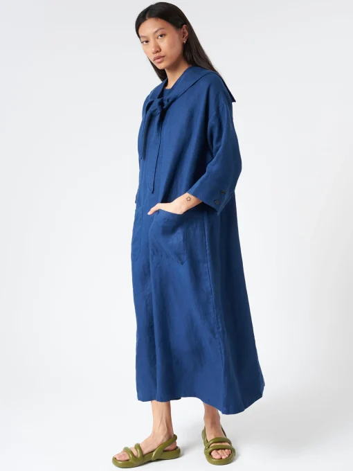 New - Sailor Dress in Linen Twill Women Dresses