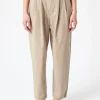 Online - Weather Cloth Tapered Tuck Pants in Women Pants