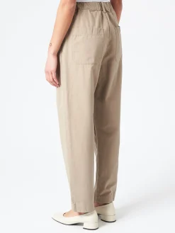 Online - Weather Cloth Tapered Tuck Pants in Women Pants