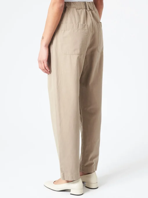 Online - Weather Cloth Tapered Tuck Pants in Women Pants