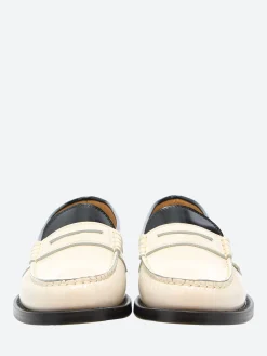 Online - Miami Two-Tone Loafer in Butter and Licorice Women Shoes | Overalls & Jumpsuits