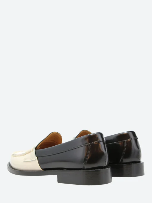 Online - Miami Two-Tone Loafer in Butter and Licorice Women Shoes | Overalls & Jumpsuits