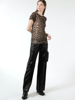 Fashion Shiny Cargo Trackpants Women Pants