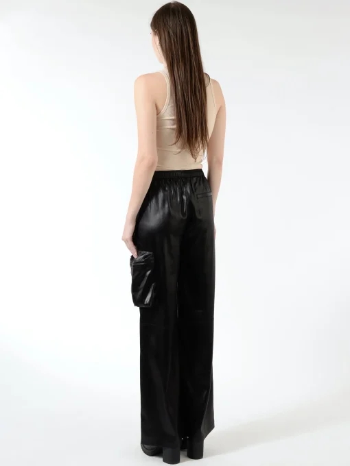 Fashion Shiny Cargo Trackpants Women Pants