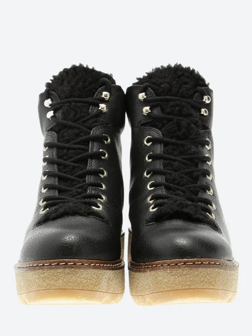 Outlet - Bex Warm Lining Boot in Black Women Overalls & Jumpsuits | Boots