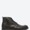 Best - Kip Apron Boot in Black Water Repellant Leather Boots