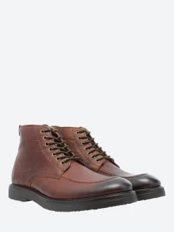 Fashion - Kip Apron Boot in Brown Water Repellant Leather Boots