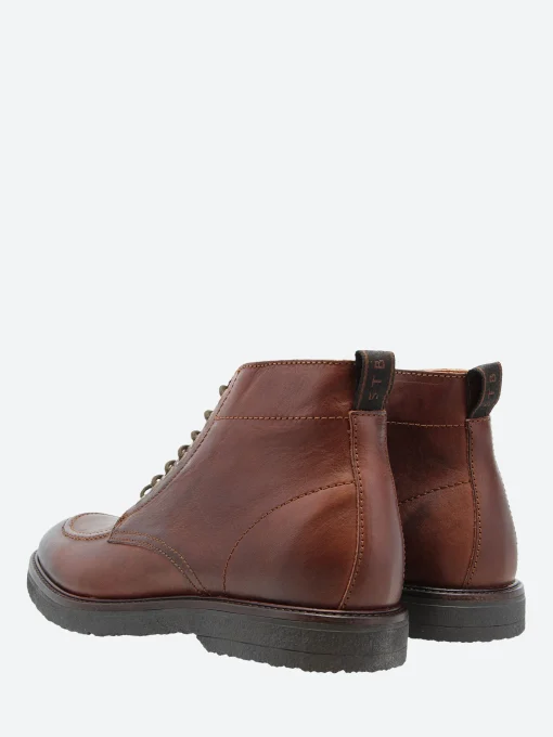 Fashion - Kip Apron Boot in Brown Water Repellant Leather Boots