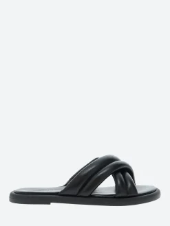 Outlet - Lotta Cross Mule in Black Women Overalls & Jumpsuits | Slides