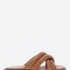 Fashion - Lotta Cross Mule in Tan Women Overalls & Jumpsuits | Slides
