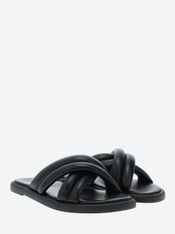 Outlet - Lotta Cross Mule in Black Women Overalls & Jumpsuits | Slides