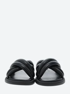 Outlet - Lotta Cross Mule in Black Women Overalls & Jumpsuits | Slides
