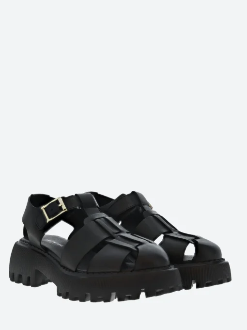 Hot - Posey Fisherman L in Black Women Overalls & Jumpsuits | Sandals