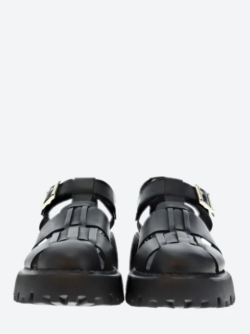 Hot - Posey Fisherman L in Black Women Overalls & Jumpsuits | Sandals