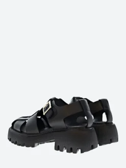 Hot - Posey Fisherman L in Black Women Overalls & Jumpsuits | Sandals