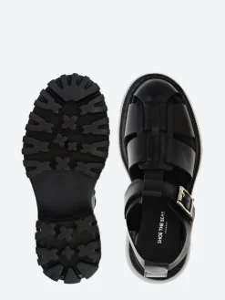Hot - Posey Fisherman L in Black Women Overalls & Jumpsuits | Sandals