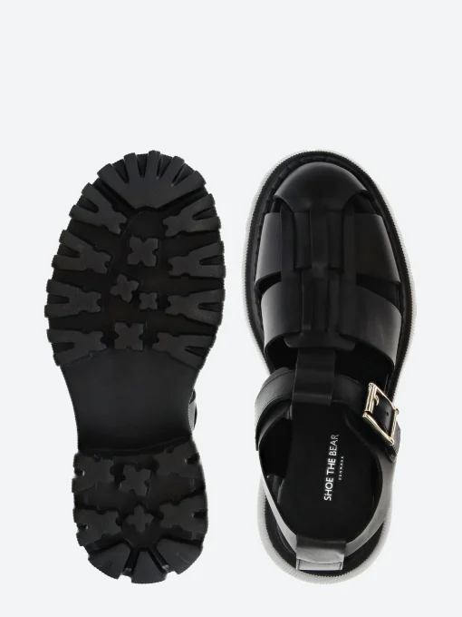 Hot - Posey Fisherman L in Black Women Overalls & Jumpsuits | Sandals