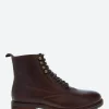 Sale - York Lace Boot Leather in Brown Boots