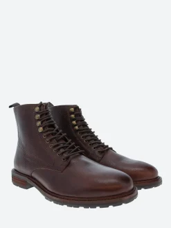 Sale - York Lace Boot Leather in Brown Boots