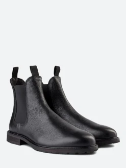 Fashion - York Leather Chelsea Boot in Black Boots