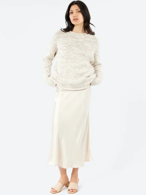 Fashion - Long Bias Cut Skirt in Women Skirts