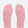 New - Tapered Flip Flops in Pink Sorbet Women Overalls & Jumpsuits | Sandals