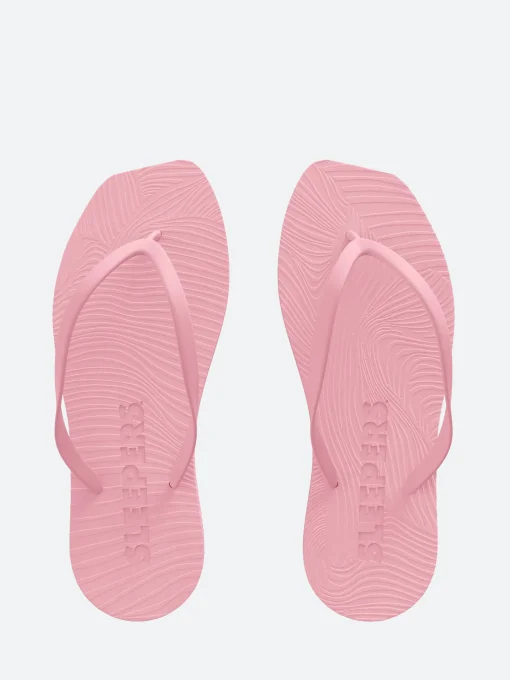 New - Tapered Flip Flops in Pink Sorbet Women Overalls & Jumpsuits | Sandals