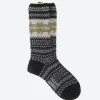 Clearance Snow Crystal Crew Sock Women Socks & Hosiery | Belts