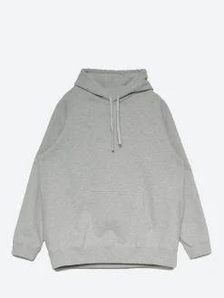 Online - Recycled Cotton Pullover Hoodie in Medium Grey Women Sweatshirts | Tops & Blouses