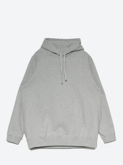 Online - Recycled Cotton Pullover Hoodie in Medium Grey Women Sweatshirts | Tops & Blouses