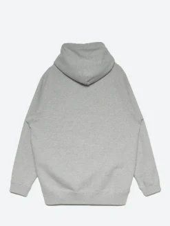 Online - Recycled Cotton Pullover Hoodie in Medium Grey Women Sweatshirts | Tops & Blouses
