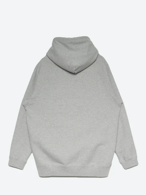 Online - Recycled Cotton Pullover Hoodie in Medium Grey Women Sweatshirts | Tops & Blouses