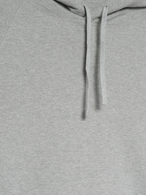Online - Recycled Cotton Pullover Hoodie in Medium Grey Women Sweatshirts | Tops & Blouses