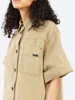 Fashion - Anouk Dress in Beige and Ecru Women Dresses