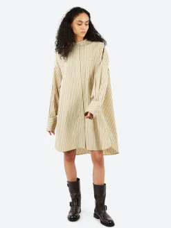 Fashion - Diane Dress in Beige and Ecru Women Dresses